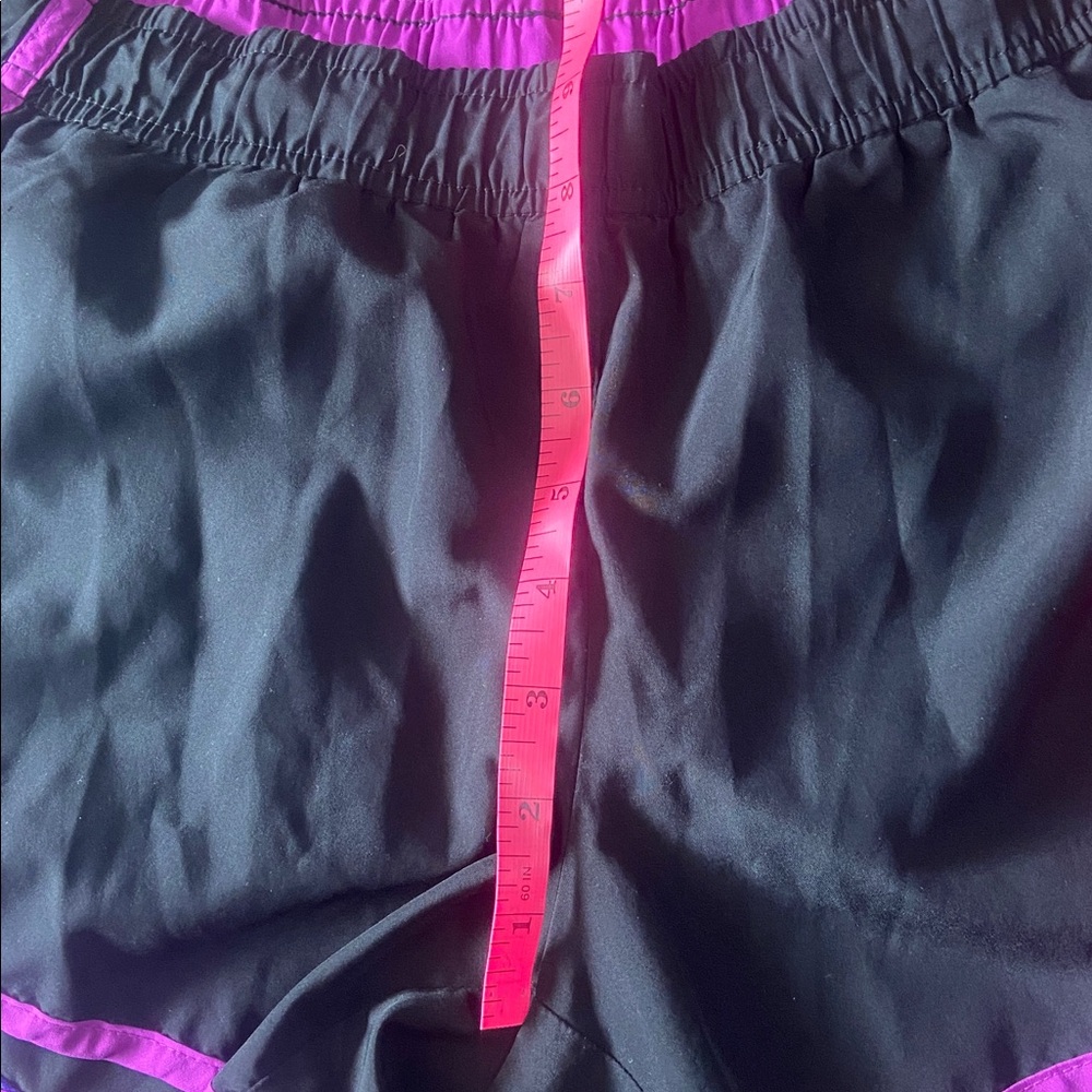 $2 - Xersion Women's Black and Purple Athletic Shorts - Picture 7 of 7